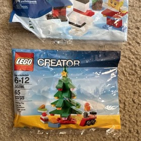 Lego 30286 40008 40010 Seasonal Christmas Tree Santa Sleigh Reindeer Snowman New