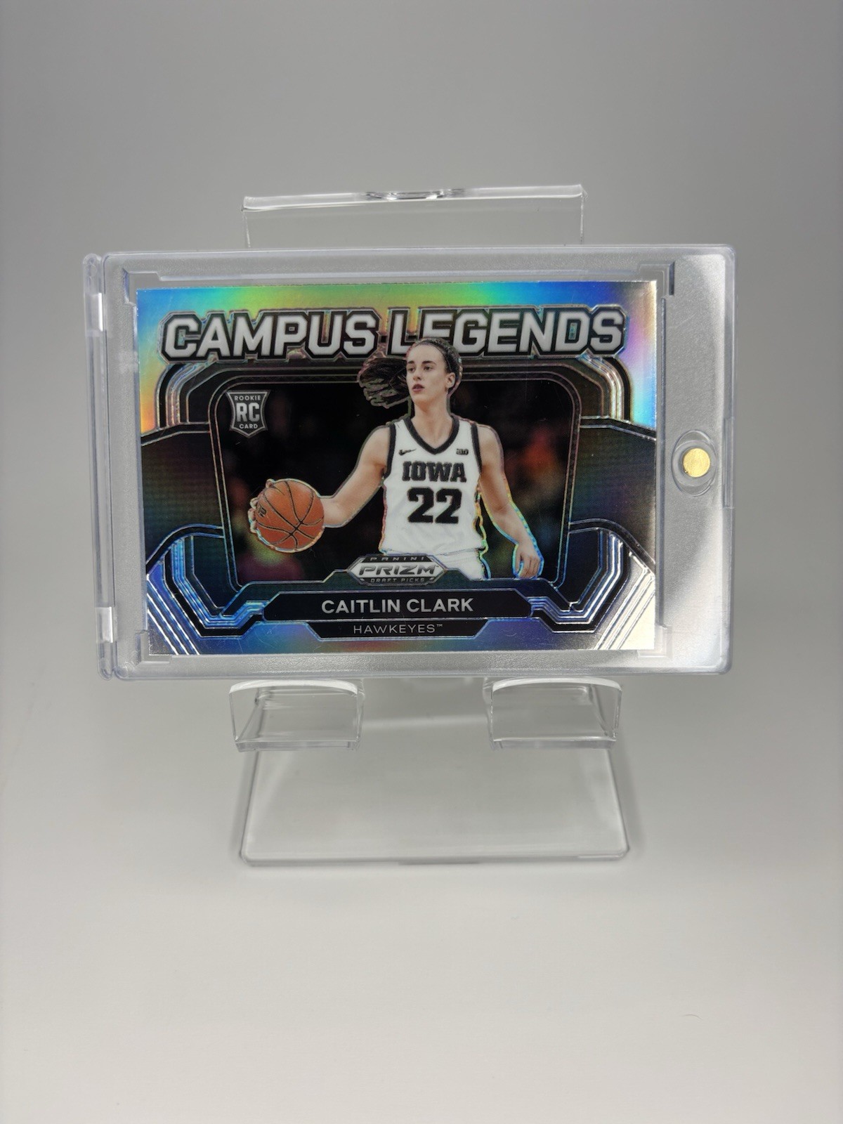 Caitlin Clark 2024 Panini Prizm Draft CAMPUS LEGENDS SILVER PRIZM #2  RC OWA