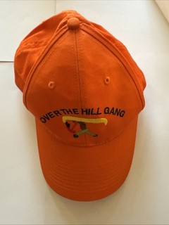Vintage BSA “Over The Hill Gang” Narragansett Council Camp Yawgoog Orange Hat
