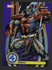 Terrax 2026 Topps Finest Fantastic Four Purple Refractor /75 #044