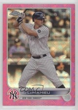 2022 Topps Chrome Logofractor Edition Pink Refractor /199 DJ LeMahieu #62 08jk