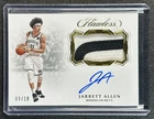 JARRETT ALLEN 2018-19 PANINI FLAWLESS #HP-JAL HORIZONTAL GU PATCH AUTO GOLD 9/10