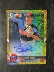 SHANE BIEBER 2018 Bowman Chrome Gold Shimmer Refractor Auto 50/50 BCPA-SB