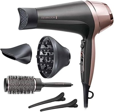 Remington D5707 Curl & Straight Haartrockner 2200W Ionen-Technologie 3 Aufsätze