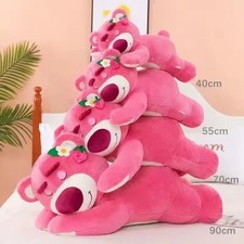 Toy Story Lotso Cute Bear Strawberry Sofa Plush Pillow Stuffed valentine 30cm