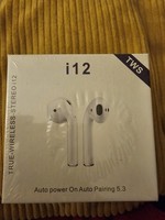 Bluetooth i12 Wireless Earphones, Wireless, TWS White, Headphones, Earbuds New