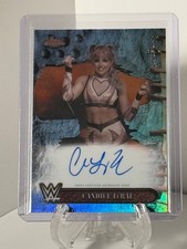 2025 Topps Chrome Cactus Jack WWE Candice LeRae Refractor Auto
