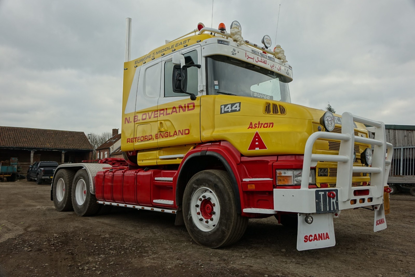 Scania Torpedo 144 Tekno miniature haut de gamme 6x4 Overland UK en métal injecté