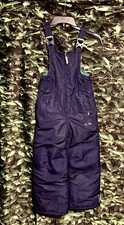 Champion Bib Ski Snow Pants Navy Blue Youth XS 4-5 