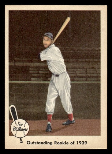 Outstanding Rookie [Of 1939] #14 1959 Fleer Ted Williams card