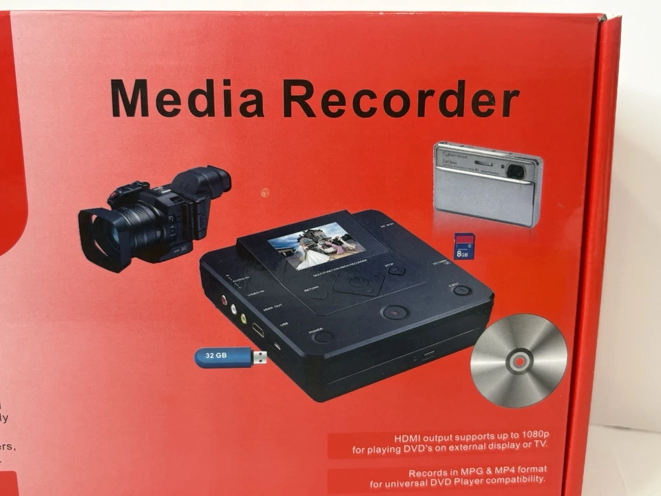 PROTIS Multi-function Media Recorder PT1190 DVD Recorder / Player HDMI USB. NEW - Image 3 of 4