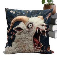 Screaming Goat Pillowcase - 17.72x17.72in Pillow Covers Soft Protector Decor