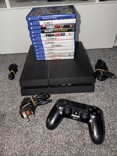Sony PS4 500GB Console Bundle | Official Controller | 12 Games - Tested