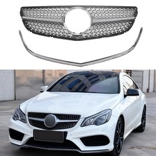 K&Uuml;HLERGRILL FRONT GRILL DIAMOND CHROM F&Uuml;R MERCEDES E-KLASSE A207 C207 2014-2016