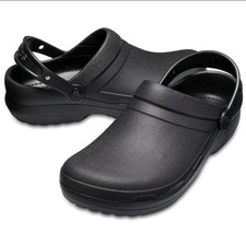 Crocs Black Bistro Clogs Professional Work Shoes Men Size 12