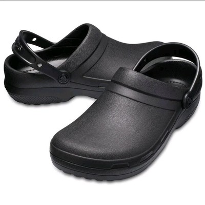 Crocs Black Bistro Clogs Professional Work Shoes Men Size 12