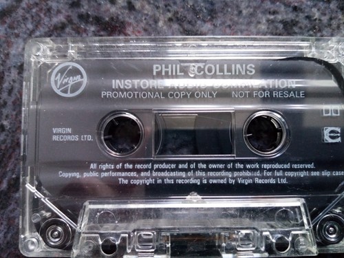 Phil Collins Promotional Copy Cassette Tape Rare In store Compilation Virgin - Picture 2 of 6