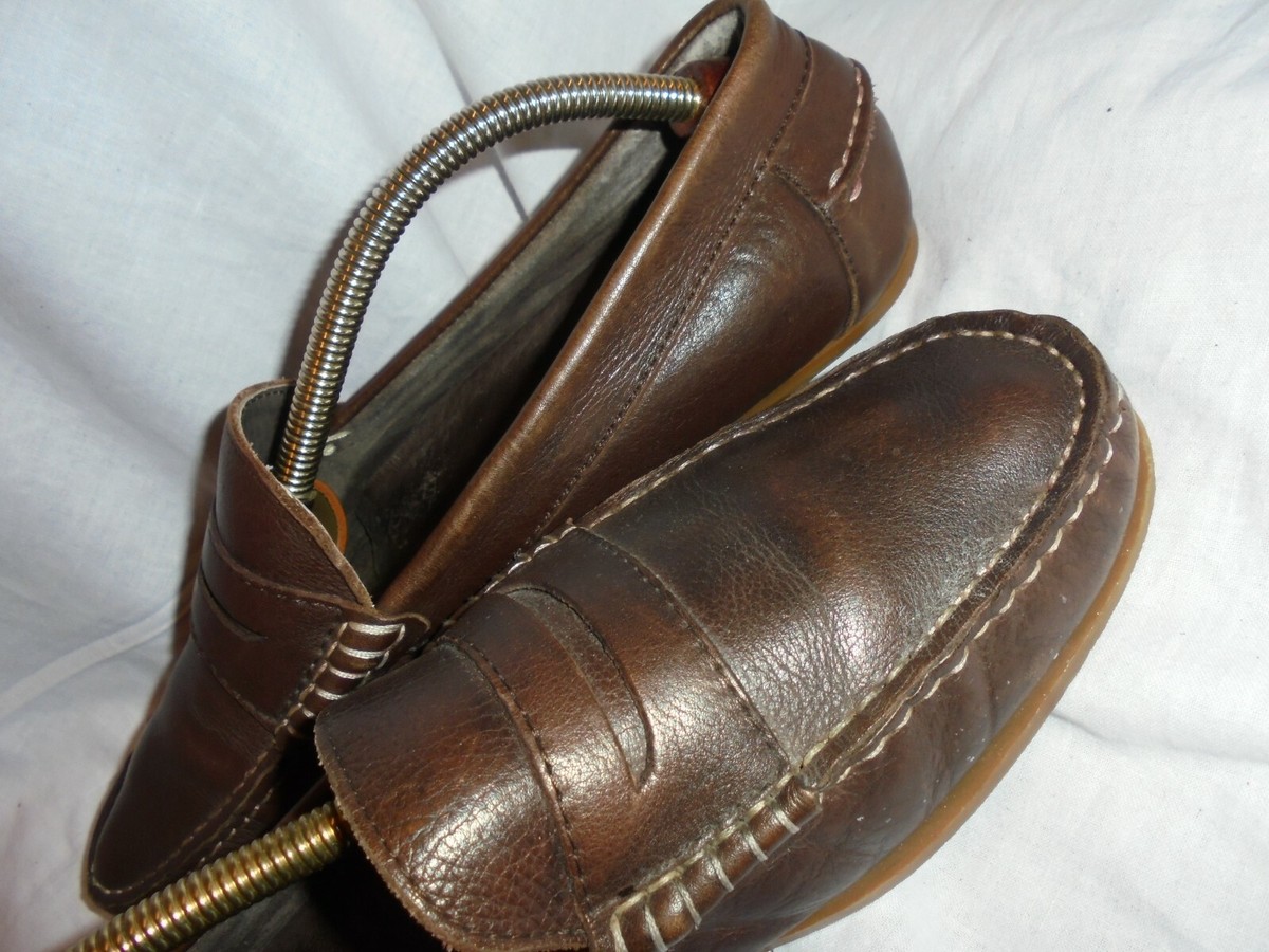 Mocassin Homme Country Road Cuir Marron Taille UK 9 (EU 43) - Très Bon état