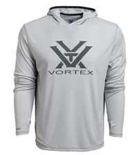 Vortex Optics Sun Slayer Men Hoodie Cool Grey 2XL 2X-Large UPF 50 Sun Protection