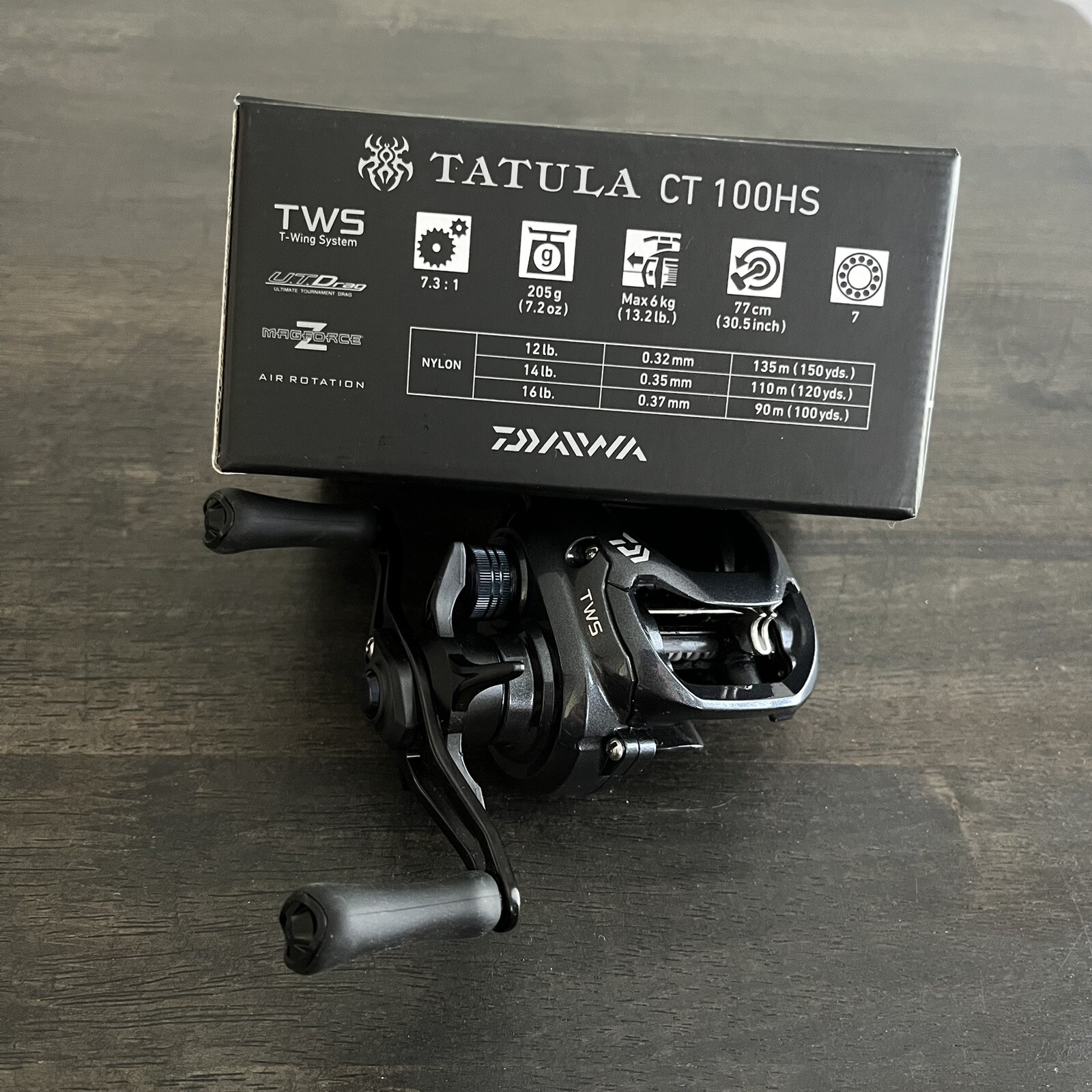 Daiwa Tatula CT 100HS Baitcasting Fishing Reel