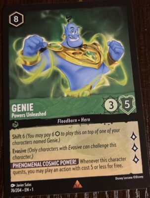 Lorcana Genie powers unleashed