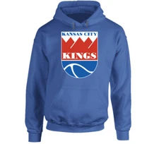 Kings Basketball Kansas City 70s 80s Retro Basketball Fan Hoodie