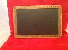 Antique School Slate Double Sided chalkboard Twined Edges Nice Very Old