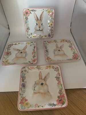 Set De 4 Pots En Verre Carrés Natursquare Bunny - 160 Ml, Hermétiques, Pour Aliments Bébé
