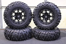 OUTLANDER 570 25" QUADKING ATV TIRE ITP HURRICANE WHEEL KIT CAN1CA BIGGHORN