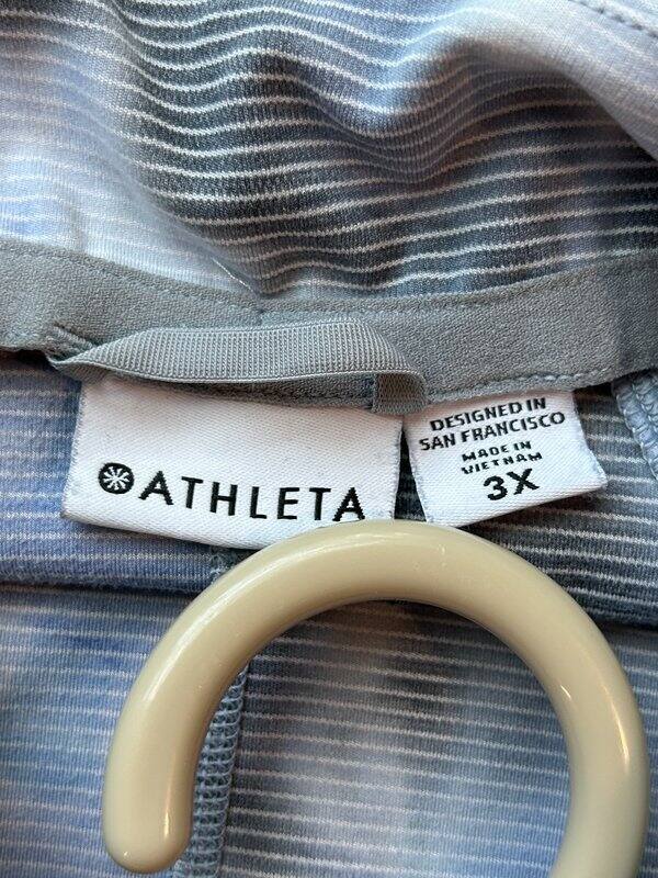 Athleta Salutation Fitted Jacket Full Zip Ribbed … - image 7