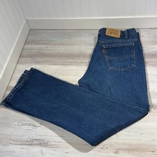 Vintage Levis Jeans Men's TAG Size 38x34 Orange Tab 517 40517-0215 USA Cotton