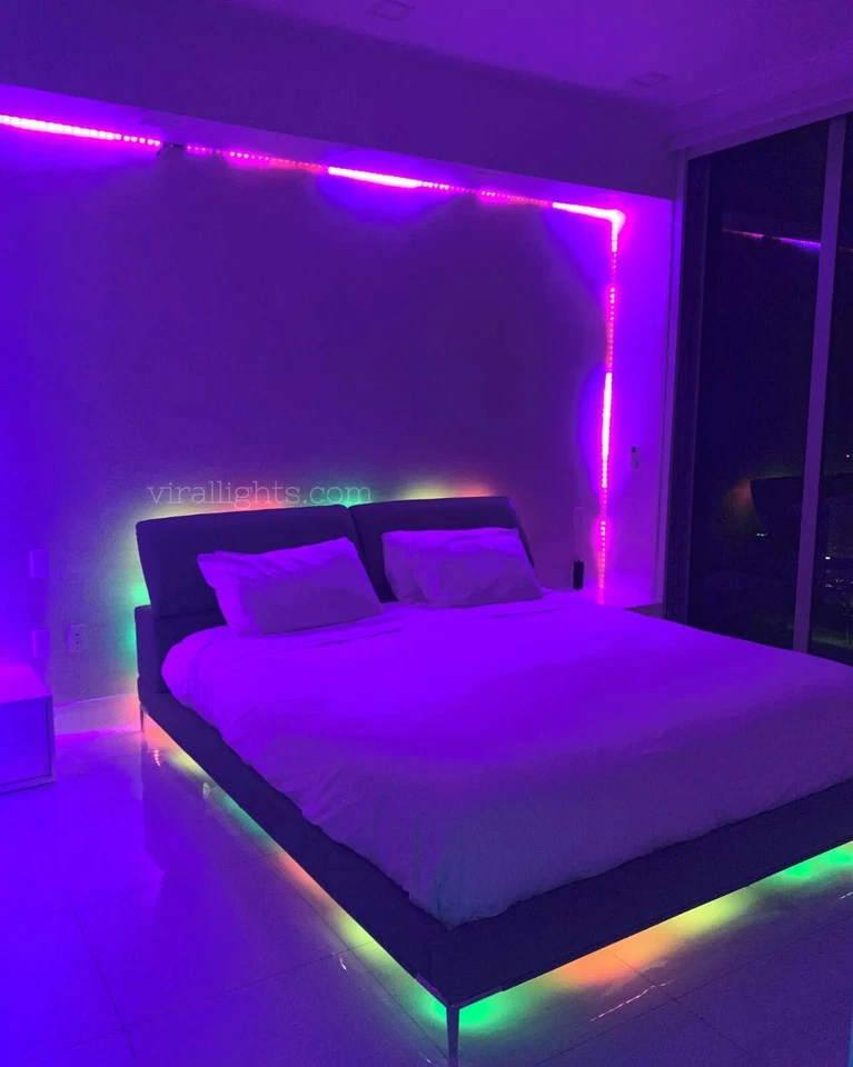 Juego de 25 - 16 pies Tira de Luces LED Cambiantes de Color con Control Remoto de 44 Teclas Foto 4 de 4