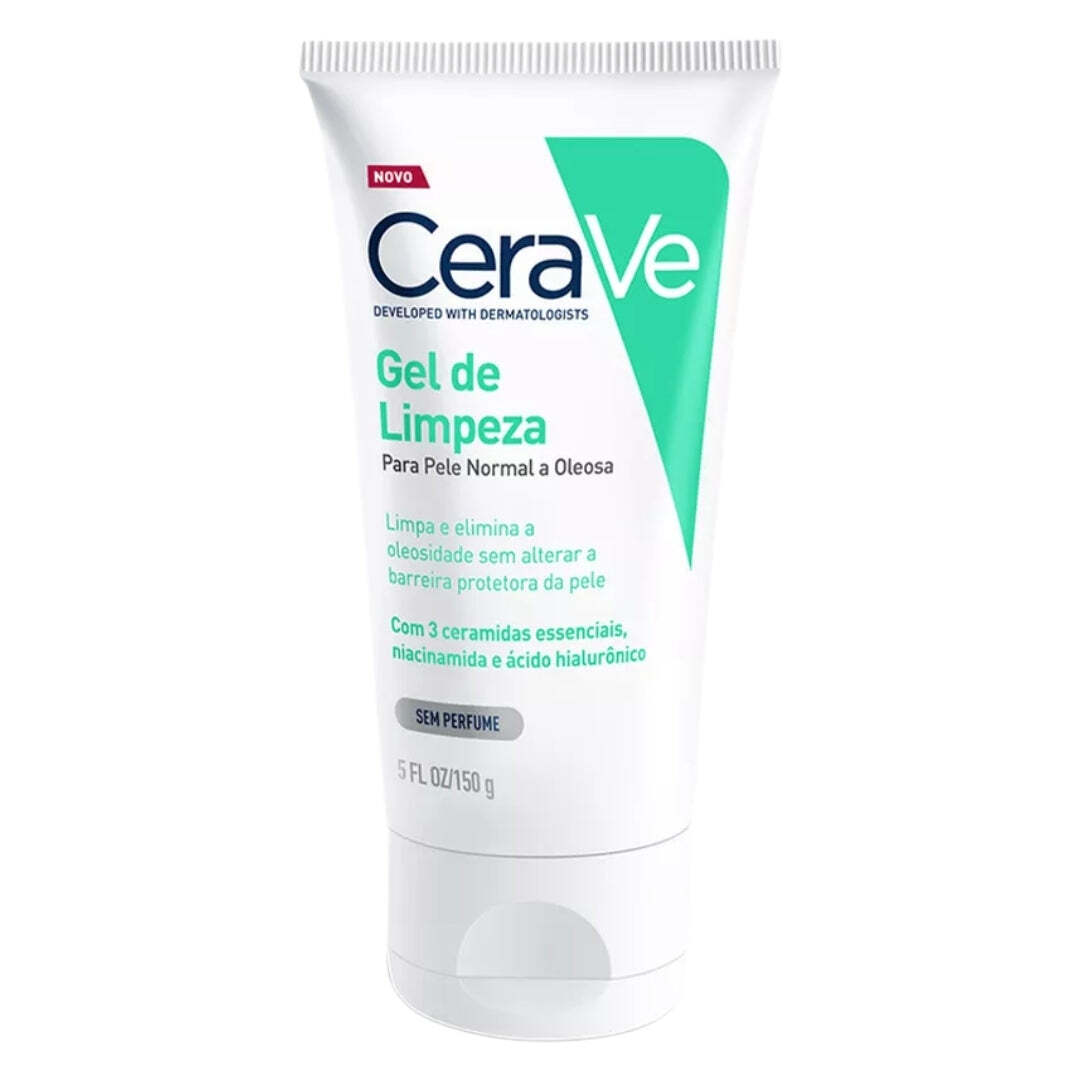 Cerave 150g Facial Cleansing Gel for Normal & Oily Skin Daily Care