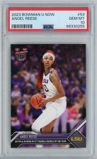 2023 Bowman U Now 53 Angel Reese PSA 10 Gem Mint POP 45 Print Run 905