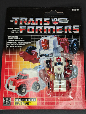 Transformers G1 Swerve SEALED Hasbro Minibot Walmart Reissue Autobot