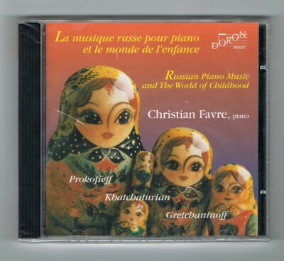   RUSSISCHE MUSIK FÜR KLAVIER & DIE WELT DER KINDHEIT - 1997 - CD NEU NEW NEU  