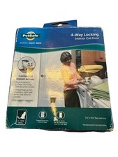 PetSafe 4-Way Locking Indoor Cat Door White P1-4W-11 Pet Outside Window