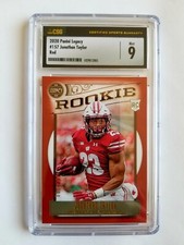 2020 PANINI LEGACY RED JONATHAN TAYLOR RC! 1/299! CSG 9! 1/1! FIRST ONE!