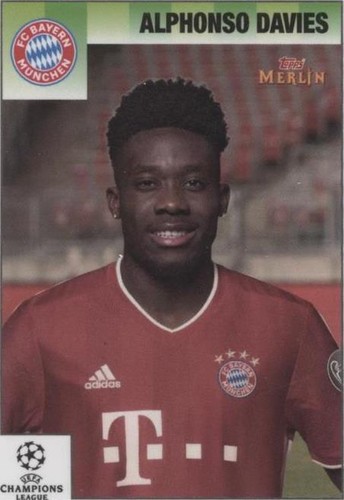 2023 Topps Merlin Alphonso Davies Bayern Matchball Auto | eBay