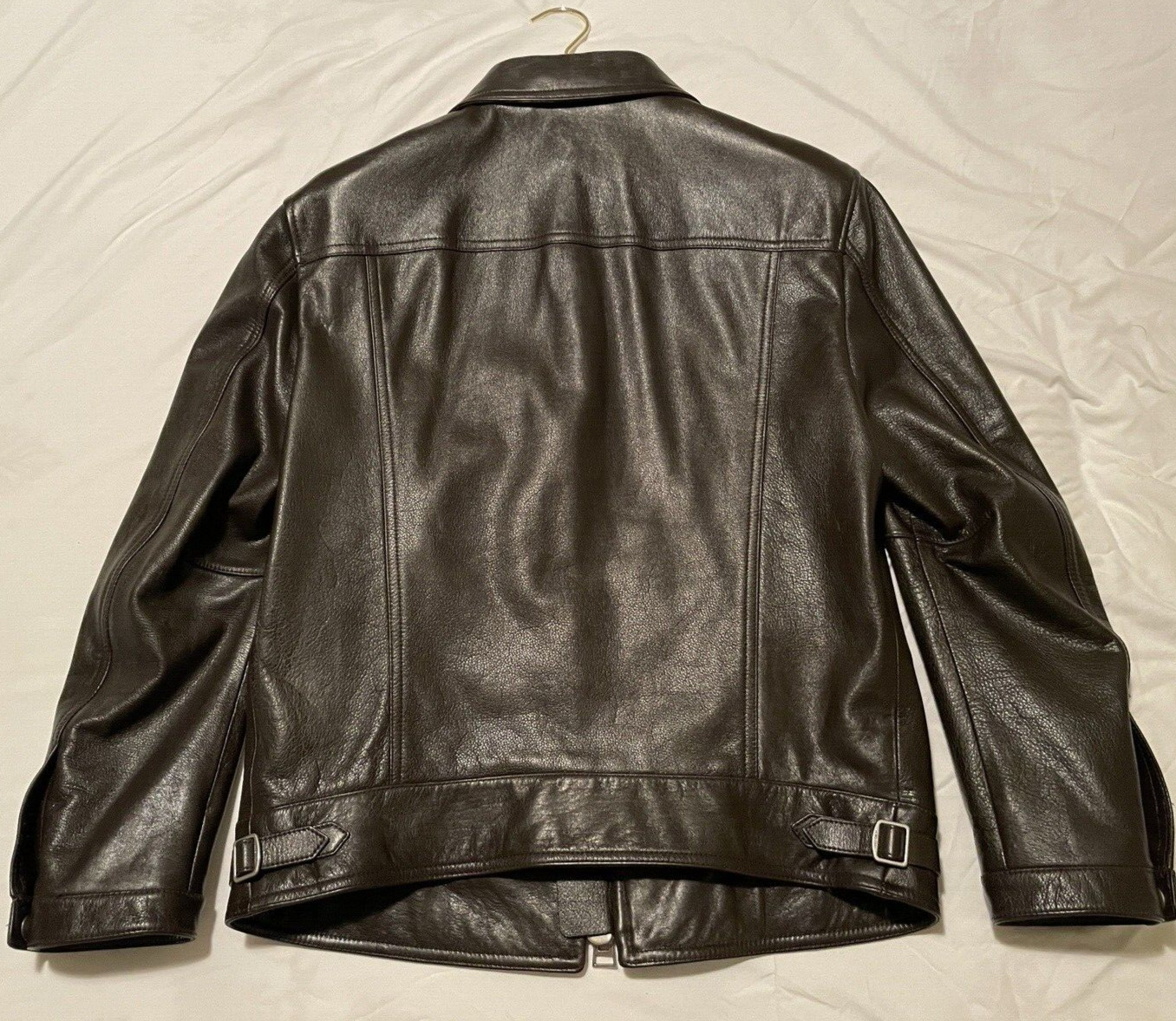 $10000 RARE Tom Ford Leather Jacket Brown Cafe Racer Size M 38 image 4