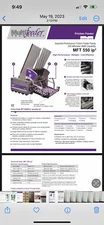 MultiFeeder Technologies # MFT 550 IP Friction Sheet Feeder Reconditioned Tested