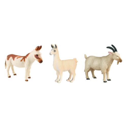 Animal Figure Crafts Farm Figurines for Birthday Toys Theme Party Girls Boys - Picture 1 of 10