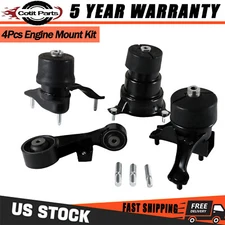 4pcs Engine Motor & Transmission Mount For 2012-2017 Toyota Camry 2.5L Gas Auto