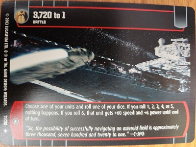 WOTC Star Wars TCG The Empire Strikes Back Top Tier Singles * Pick Your Card *