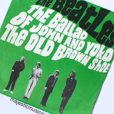 ７インチ★BEATLES★The Ballad Of John And Yoko FRANCE 1969 MONO THE BEATLES BALLAD OF JOHN & YOKO 7