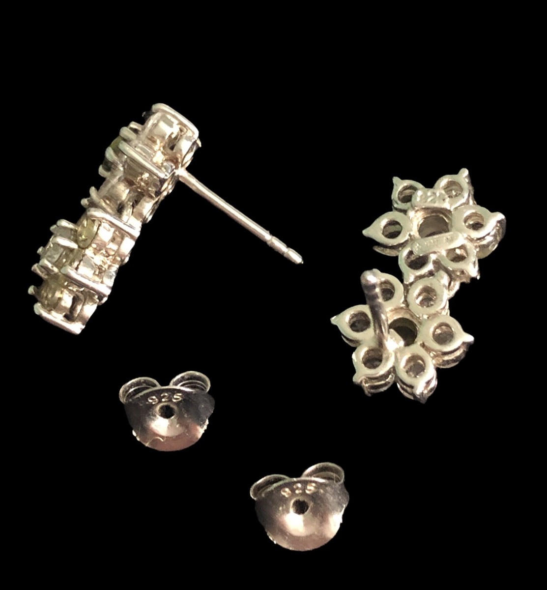 Orecchini In Argento Sterling 925 Con Zirconi Cubici - Placcatura Oro 14K Per Uomini E Donne - Foto 6