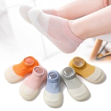 Kids First Shoes Unisex Toddler Walker Rubber Soft Sole Floor Shoes Anti-Slip UK