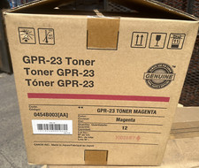 Lot of 12 - Genuine CANON GPR-23 Magenta Toner 0455B003 iR C2550/IR C3580 - New
