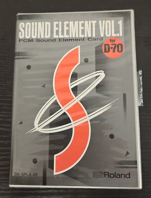 Roland SOUND ELEMENT VOL. 1 PCM Data Card SN-SPLA-01 for D-70 12 