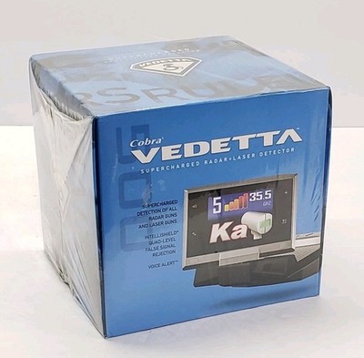 Cobra Vedetta SLR 500 Supercharged Radar Laser Detector RARE USA Version